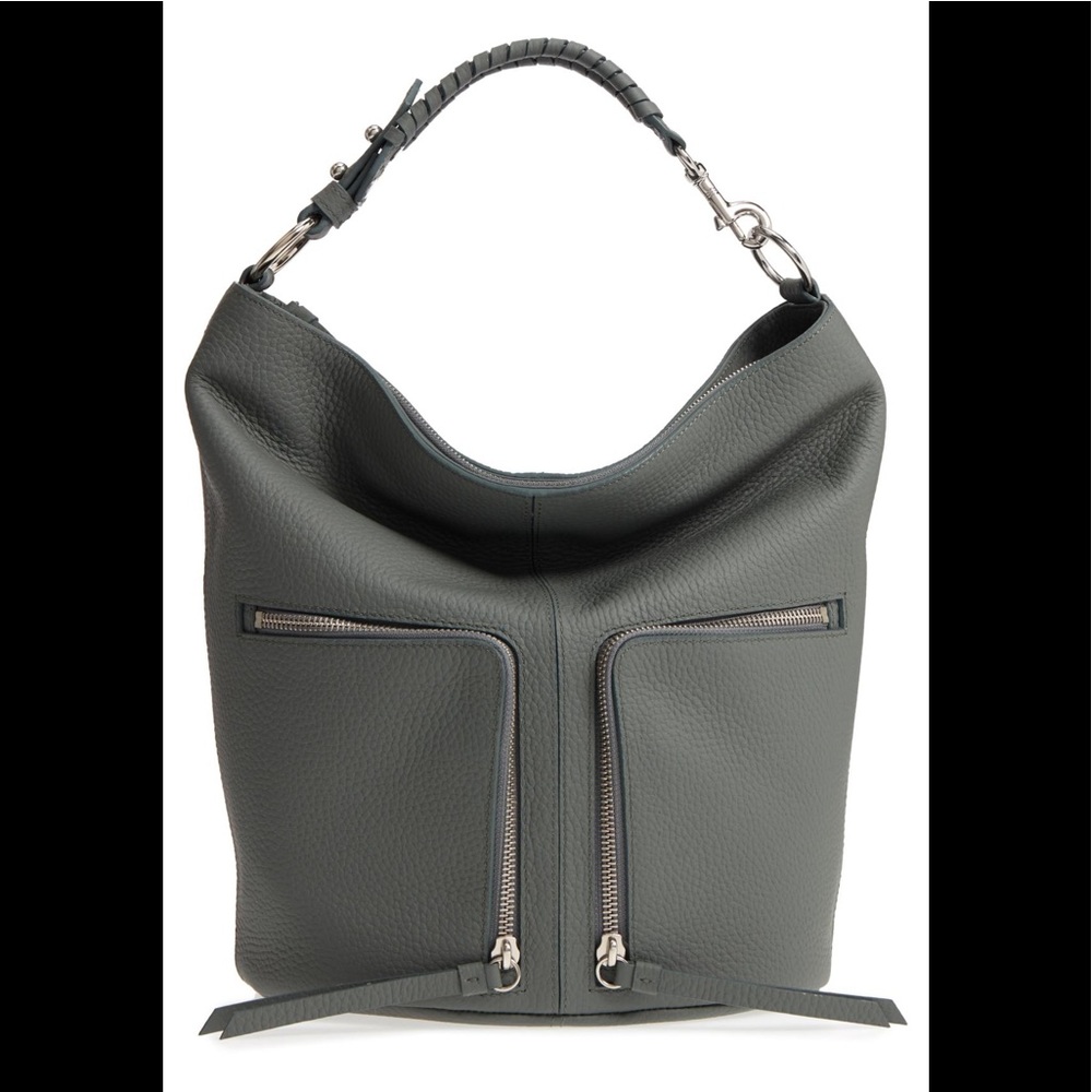 All Saints Fetch Lea SM Backpack, light slate blue